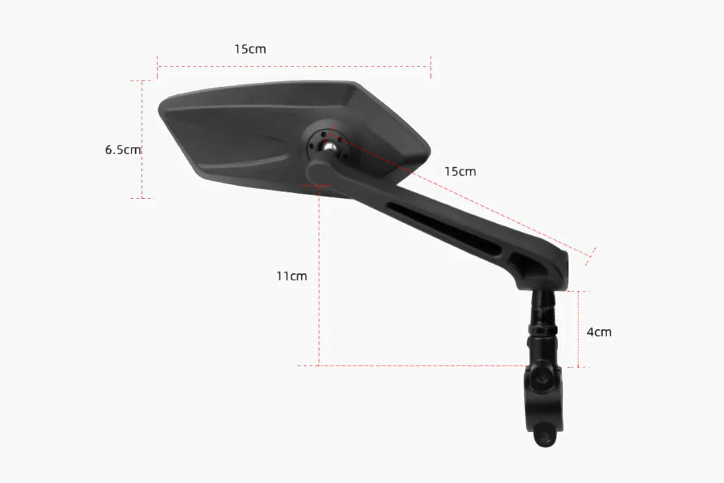 360° Lens Rotation Rearview Mirror for all E-bikes