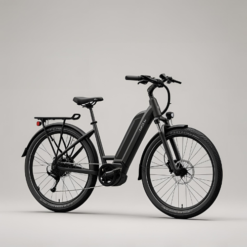 VoltRoam Black Commuter E-Bike