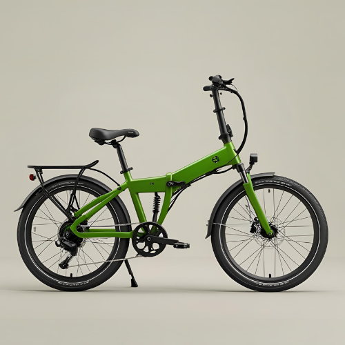 VoltRoam Green Folding E-Bike
